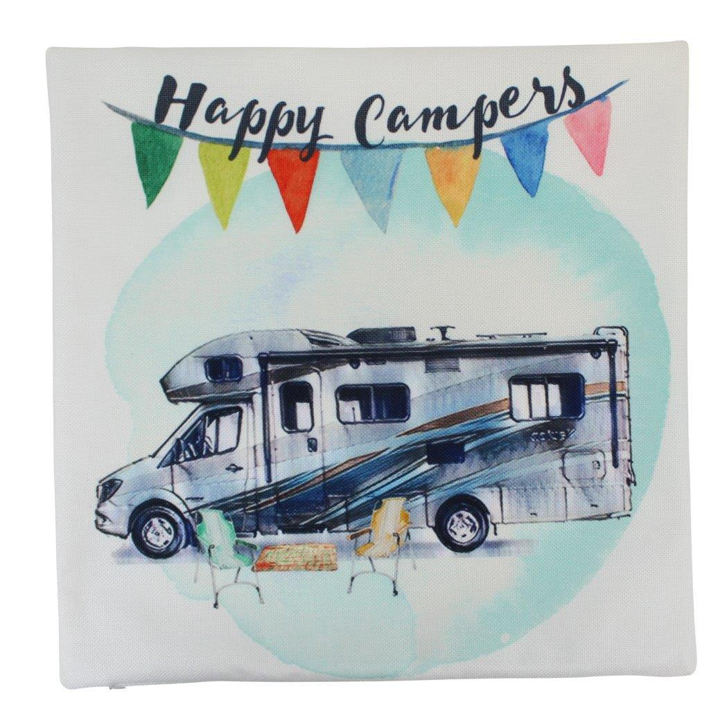 Happy Camper | RV | Pillow Cover |  Camper Decorations | Throw Pillow