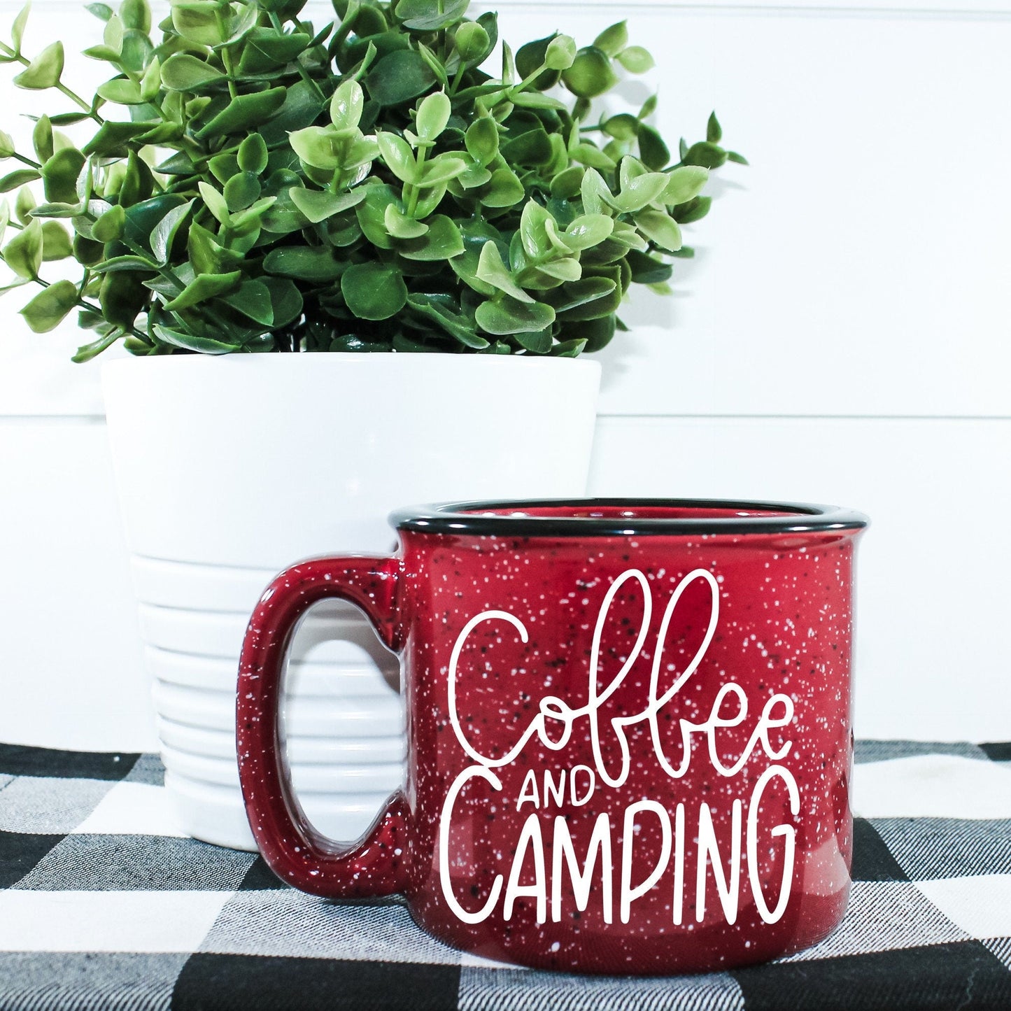 Coffee And Camping Campfire Mug