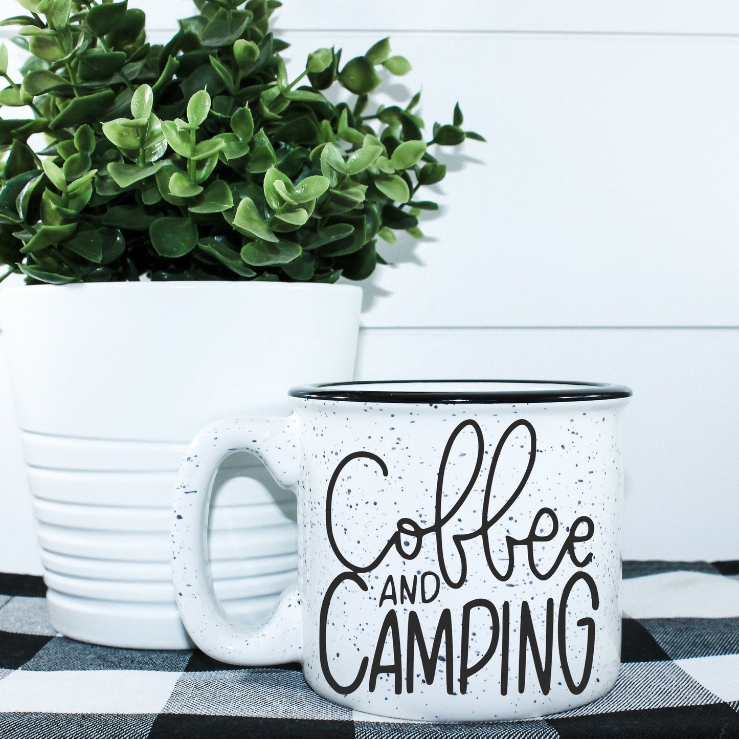 Coffee And Camping Campfire Mug