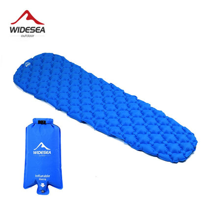 Camping Inflatable Mattress In Tent Folding Camp Bed  Sleeping Pad