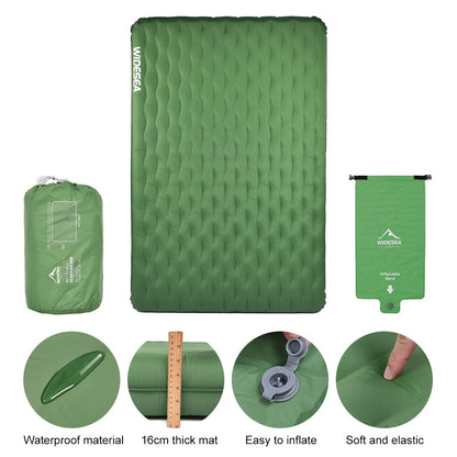 Camping Double Inflatable Mattress Outdoor Sleeping Pad Bed Ultra