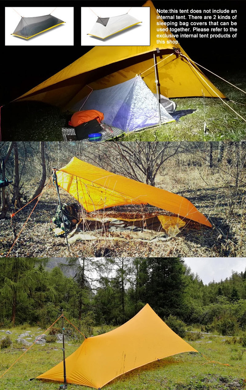 Camping Ultralight Tent Winter Fishing Tarp Shelter Tourist Awning