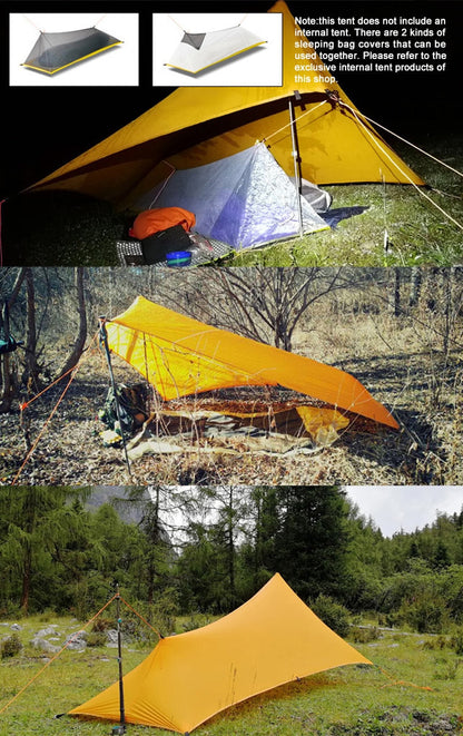 Camping Ultralight Tent Winter Fishing Tarp Shelter Tourist Awning