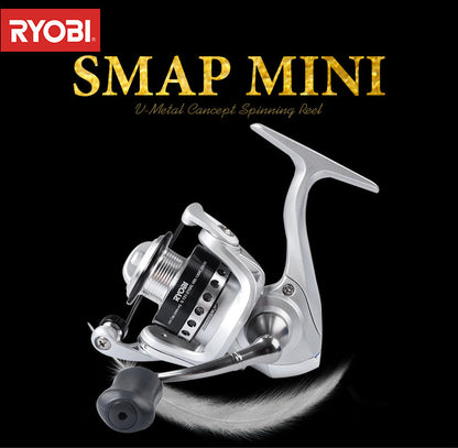 MINI 500 800 1000 spinning fishing reels mini spinning wheel 5.2:1Gear