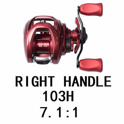 Fishing Reels 103H/103HL 7+1BB Gear Ratio 7.1:1 Max Drag 5kg Reel