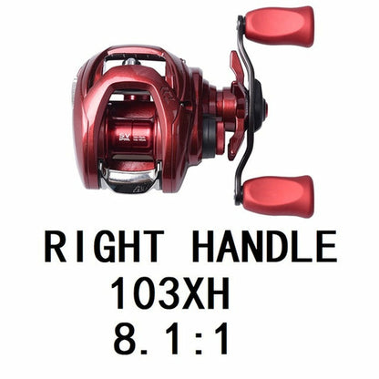 Fishing Reels 103H/103HL 7+1BB Gear Ratio 7.1:1 Max Drag 5kg Reel