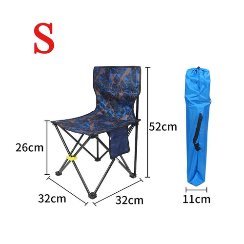 Outdoor Chair Portable Folding Chair Camping Quad Chairs