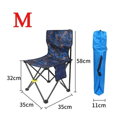 Outdoor Chair Portable Folding Chair Camping Quad Chairs