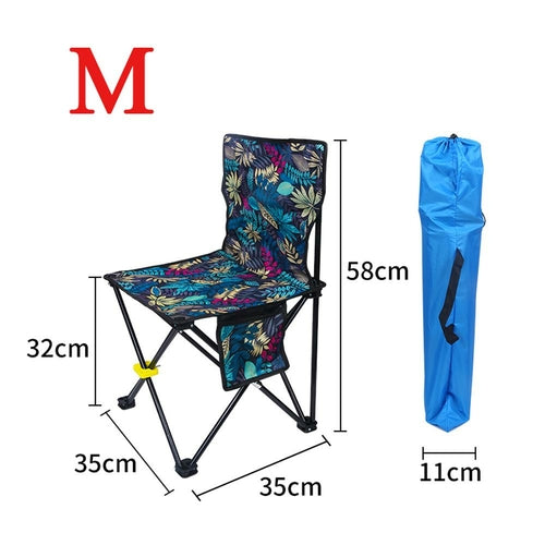 Outdoor Chair Portable Folding Chair Camping Quad Chairs