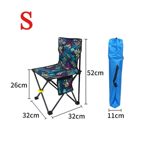 Outdoor Chair Portable Folding Chair Camping Quad Chairs