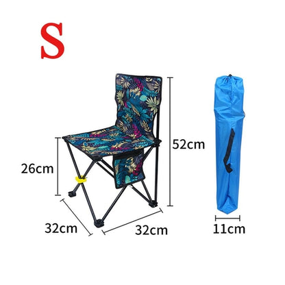 Outdoor Chair Portable Folding Chair Camping Quad Chairs