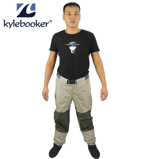 KyleBooker Fly Fishing Waders Pant Durable Weatherproof Wading Pants