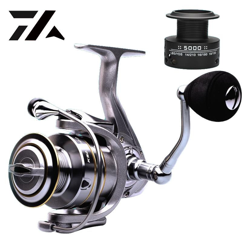 2019 New High Quality 14+1 BB Double Spool Fishing Reel 5.5:1 Gear