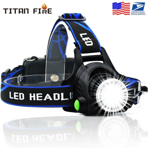 LED Headlamp 3modes T6 Zoomable Led Head lamp Flashlight Torch